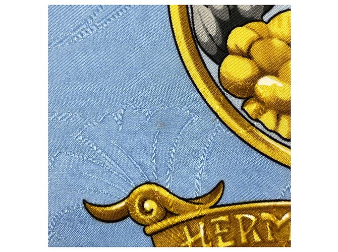 Hermès Hermes Carre 90 Daimyo Princes of the Land Rising Sun Scarf Blu Multicolore - vista 6