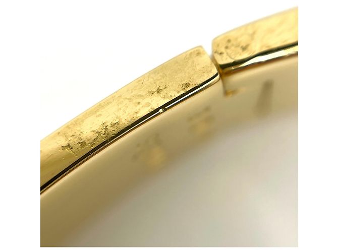 Hermès Pulsera Rígida Hermes Clic H Dorado Crudo - vista 3