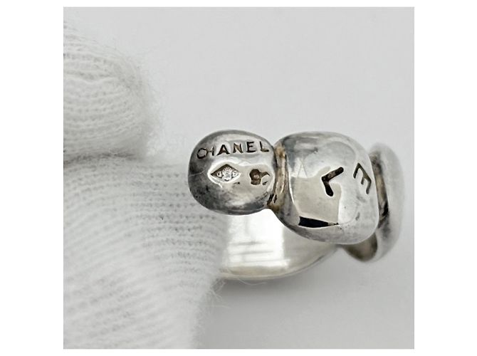 Orecchini a lobo Chanel Silver 925 Argento - vista 5