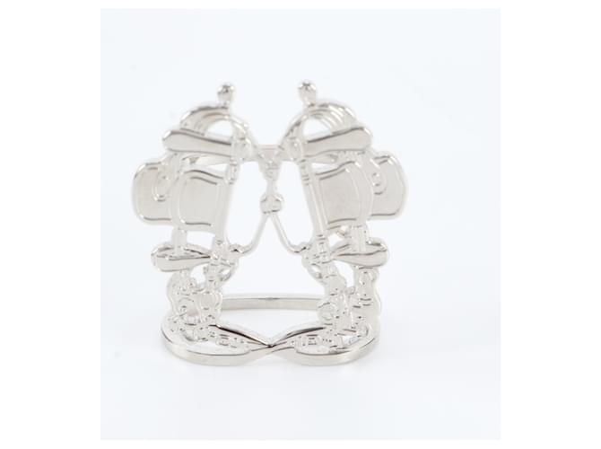 Hermès Hermes Brides de Gala Silver Schalring Silber - Ansicht 2