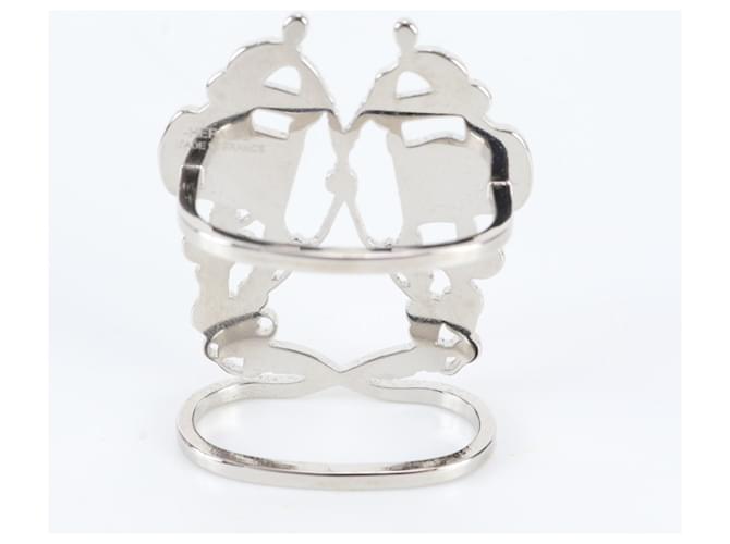 Hermès Hermes Brides de Gala Silver Schalring Silber - Ansicht 3