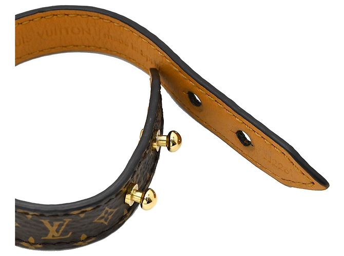 Bracciale Essential V Monogram Marrone Louis Vuitton - vista 8