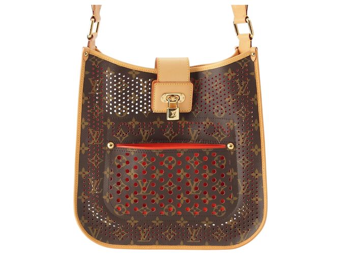Louis Vuitton Brown Monogram Musette Perforated Castaño - vista 2