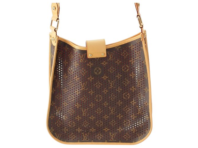 Louis Vuitton Brown Monogram Musette Perforated Castaño - vista 5