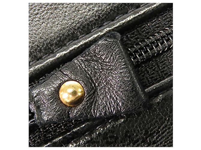 Chanel Black Small Classic Lambskin Double Flap Nero - vista 10