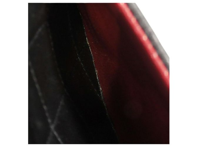 Chanel Black Small Classic Lambskin Double Flap Nero - vista 20