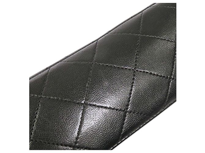 Chanel Black Small Classic Lambskin Double Flap Nero - vista 22