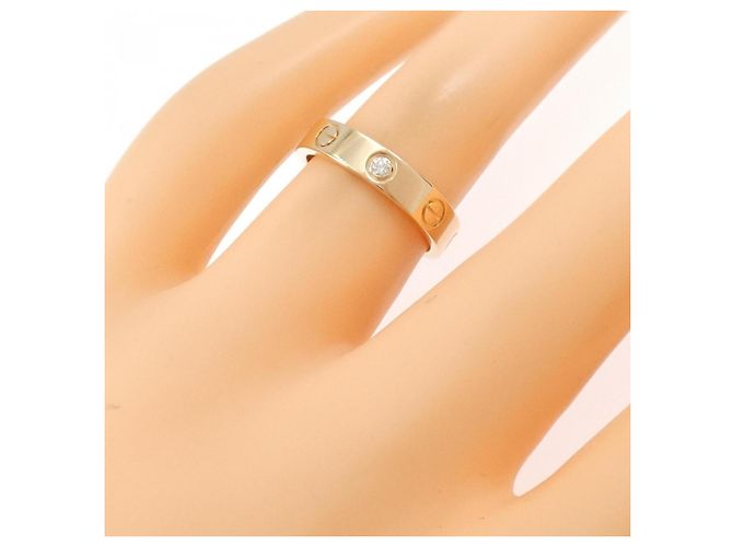 Anello Cartier Mini Love 1P Band Ring D'oro - vista 4