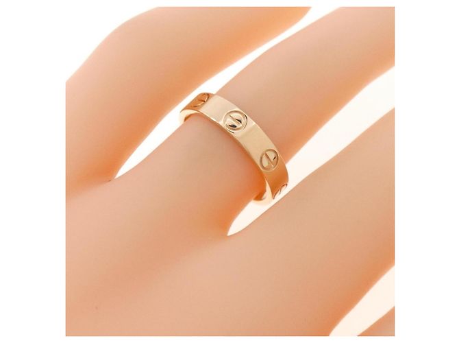 Anello Mini Love Cartier in oro rosa D'oro - vista 4