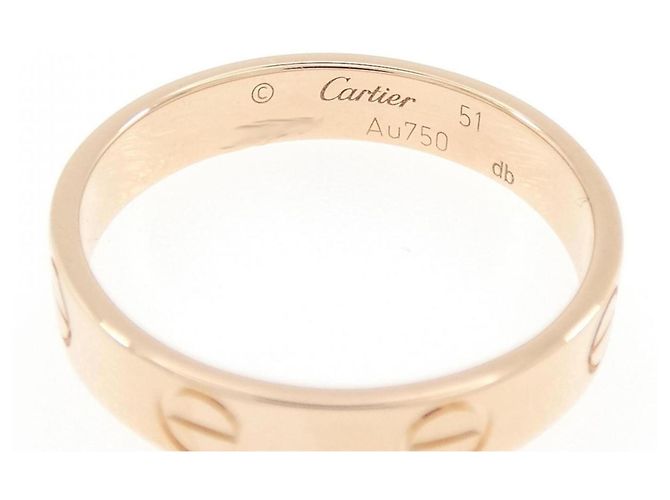 Cartier Mini Love Band Ring Golden - Ansicht 3