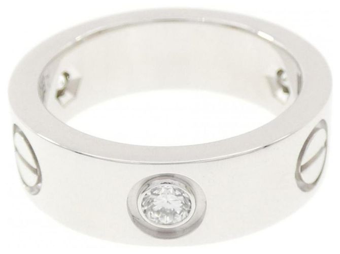 Cartier Love Ring mit halbem Diamant Golden - Ansicht 2