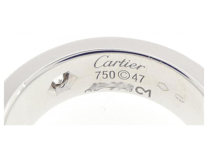 Cartier Love Ring mit halbem Diamant Golden - Ansicht 3
