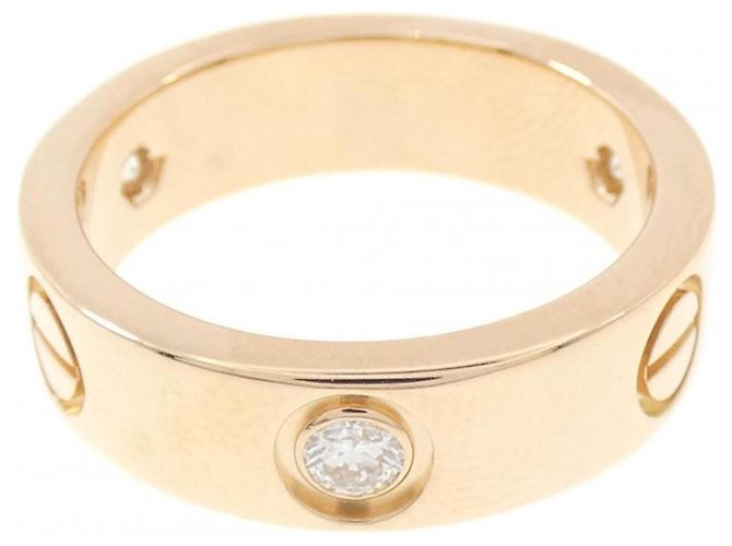 Cartier Love Ring mit halbem Diamantbesatz Golden - Ansicht 2