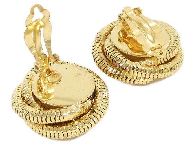 Orecchini a clip Chanel Gold and White Bianco D'oro - vista 3