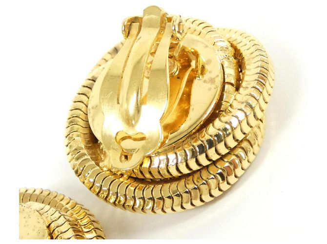 Orecchini a clip Chanel Gold and White Bianco D'oro - vista 4