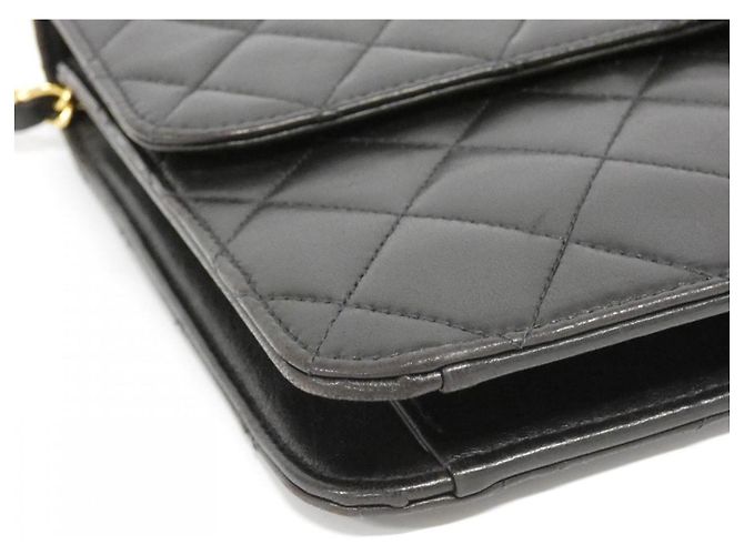 Borsa a tracolla Chanel 03570 in pelle nera Nero - vista 4