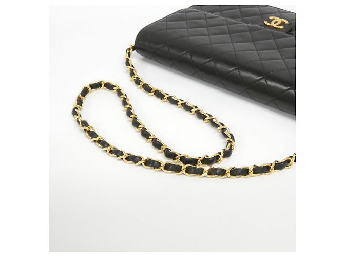 Borsa a tracolla Chanel 03570 in pelle nera Nero - vista 6