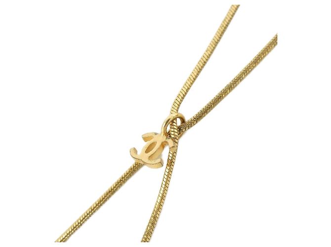 Colar Chanel 15995 Gold Crystal Dourado - vista 6