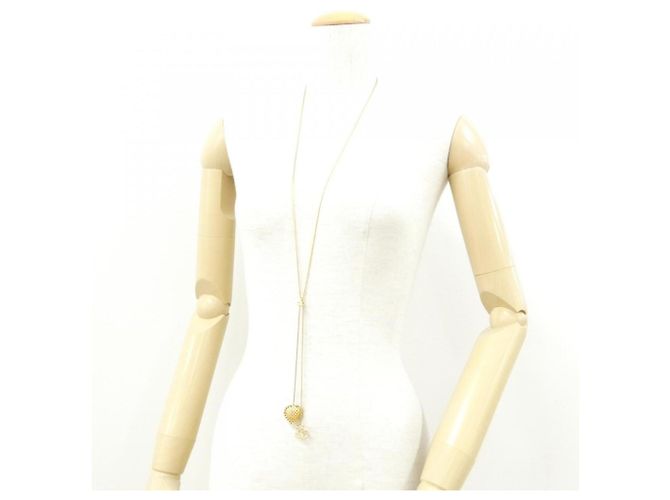 Colar Chanel 15995 Gold Crystal Dourado - vista 7