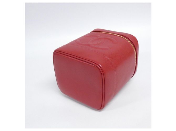 Borsa Chanel 1998 in vitello grana rossa Rosso - vista 3