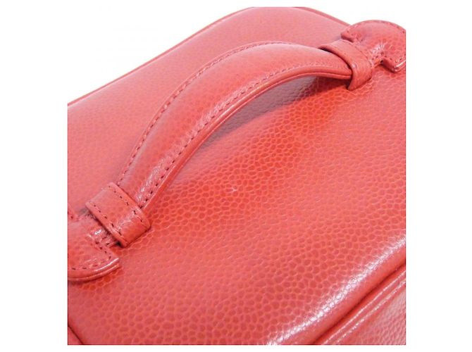 Borsa Chanel 1998 in vitello grana rossa Rosso - vista 7