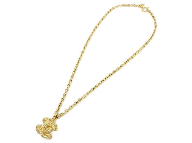 Collana Chanel oro con pendente D'oro - vista 2