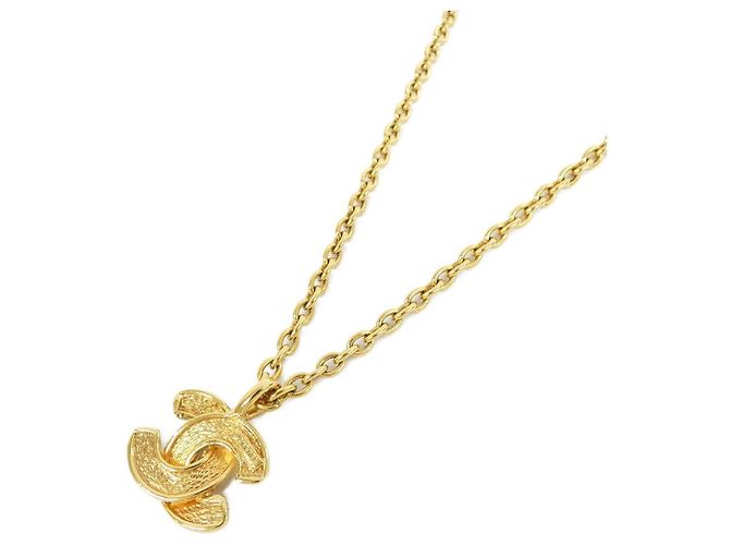 Collana Chanel oro con pendente D'oro - vista 3