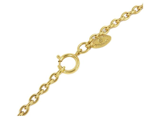 Collana Chanel oro con pendente D'oro - vista 4