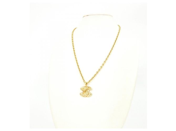 Collana Chanel oro con pendente D'oro - vista 5