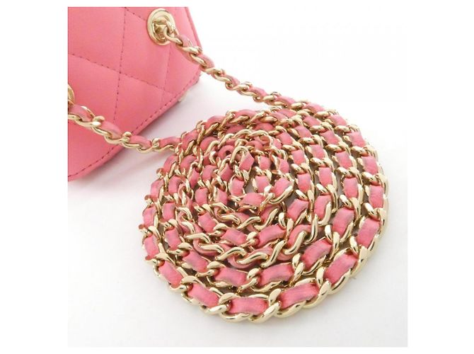 Borsa a tracolla Chanel Timeless Classic Line AP1340 Rosa - vista 5