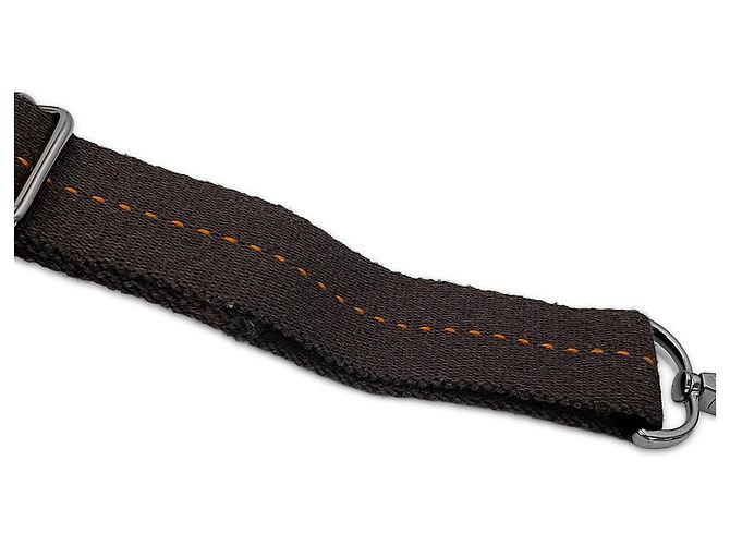 Hermès Borsa Tote Hermes Caravan Horizontal MM Arancione Cioccolato - vista 14