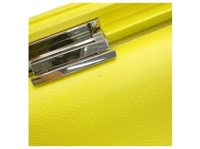 Hermès Borsa a tracolla Hermes Click H 21 Lime Evercolor D'oro - vista 7