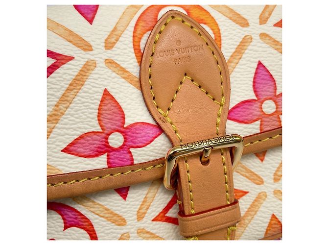 Borsa a mano Louis Vuitton Monogram Tile By the Pool Nano Diane Bianco Monogramma - vista 10