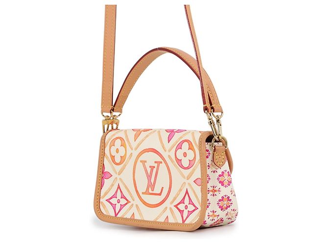 Borsa a mano Louis Vuitton Monogram Tile By the Pool Nano Diane Bianco Monogramma - vista 2