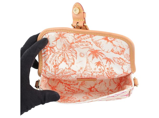 Borsa a mano Louis Vuitton Monogram Tile By the Pool Nano Diane Bianco Monogramma - vista 6