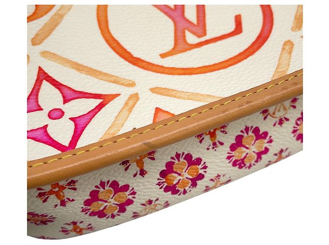 Borsa a mano Louis Vuitton Monogram Tile By the Pool Nano Diane Bianco Monogramma - vista 8