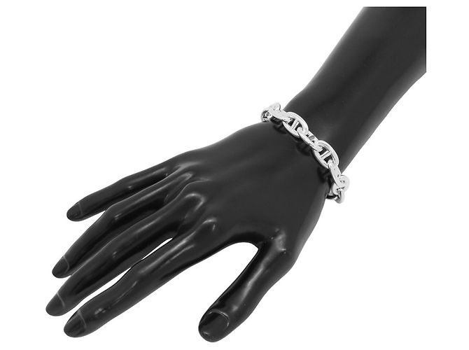 Hermès Bracciale con Charms Hermes Chaine d'Ancre MM Silver Argento - vista 3