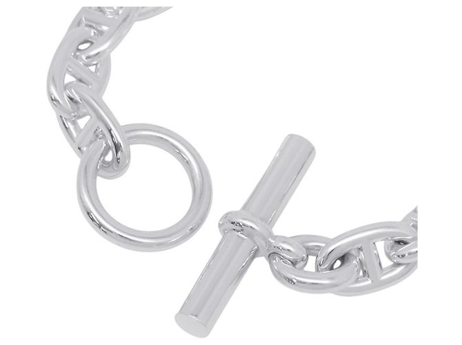 Hermès Bracciale con Charms Hermes Chaine d'Ancre MM Silver Argento - vista 4