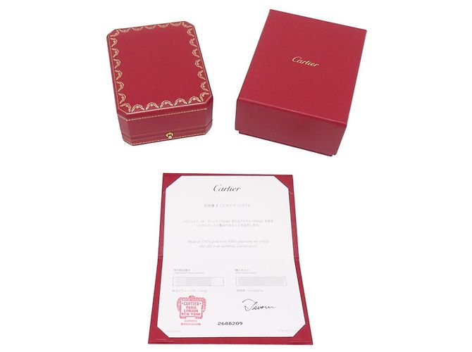 Orecchini Cartier Trinity Modello Classic Rosa Bianco Giallo - vista 8