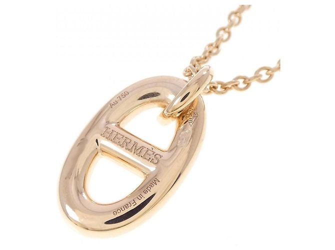 Hermès Collar Hermes Farandole en oro rosa Dorado - vista 4