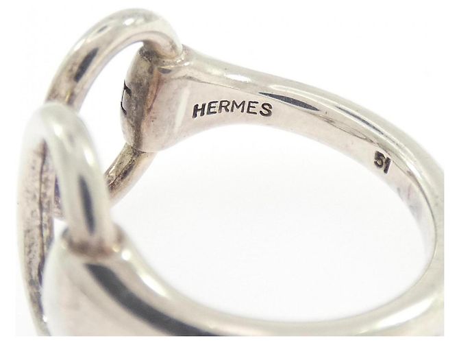 Ring Hermès Anillo Banda Hermes Nausicaä Plata - vista 4