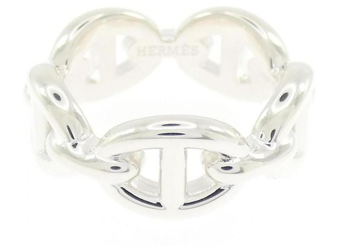 Hermès Chaine d'Ancre Enchainée Ring Silber - Ansicht 2