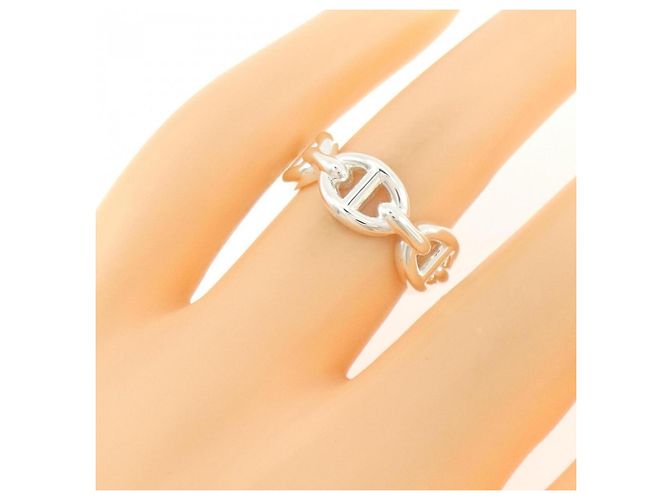 Hermès Chaine d'Ancre Enchainée Ring Silber - Ansicht 4