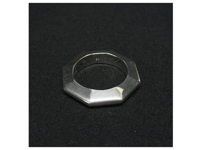 Anello Octagon Bottega Veneta Argento - vista 2