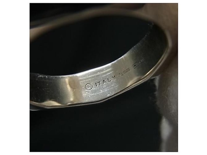 Anello Octagon Bottega Veneta Argento - vista 4