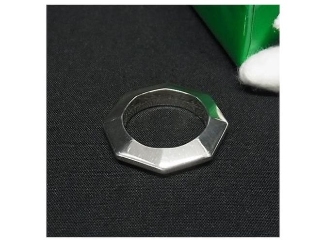 Anello Octagon Bottega Veneta Argento - vista 5