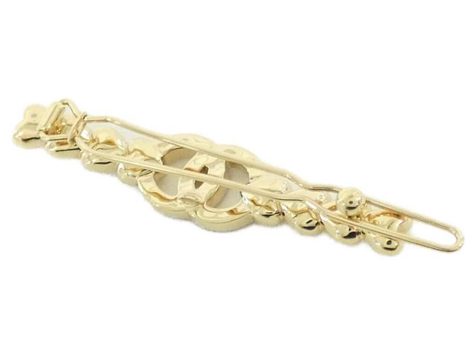 Fermi capelli Chanel Gold Crystal D'oro - vista 2