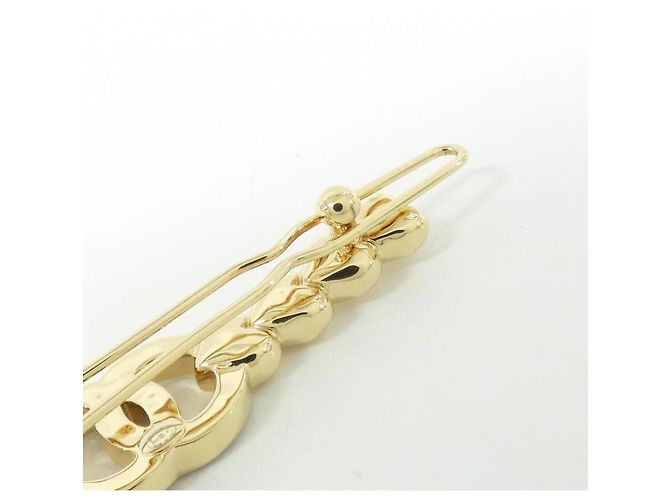 Fermi capelli Chanel Gold Crystal D'oro - vista 3
