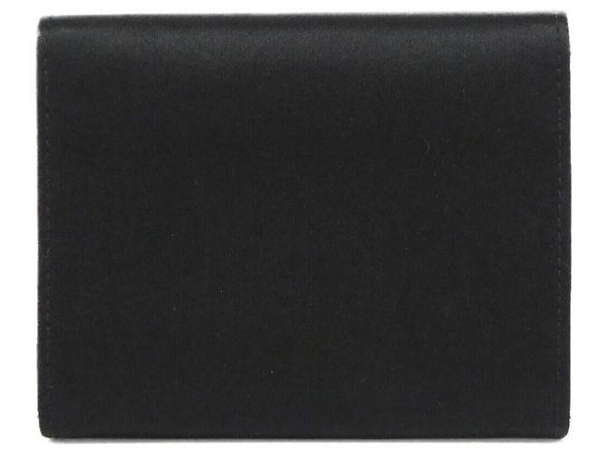 Monedero Chanel de satén negro - vista 2