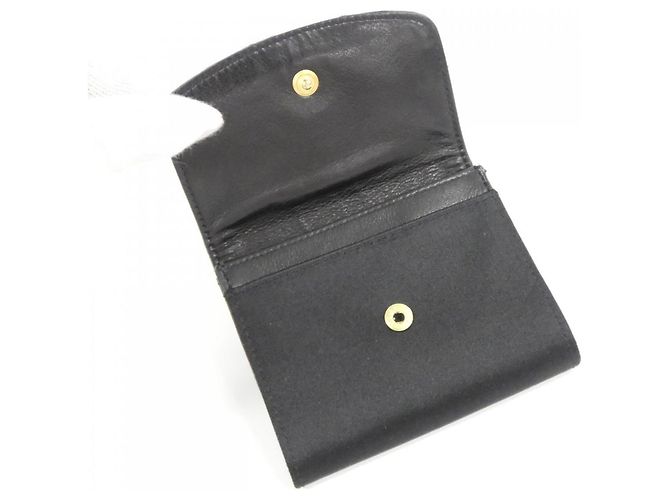 Monedero Chanel de satén negro - vista 5